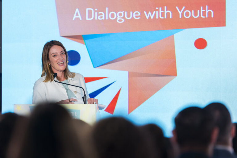 Official visit by Roberta METSOLA, EP President to Nicosia (Cyprus) - Participation in ‘Your Europe, Your Future: A dialogue with youth’ together with Nikos CHRISTODOULIDES, President of Cyprus