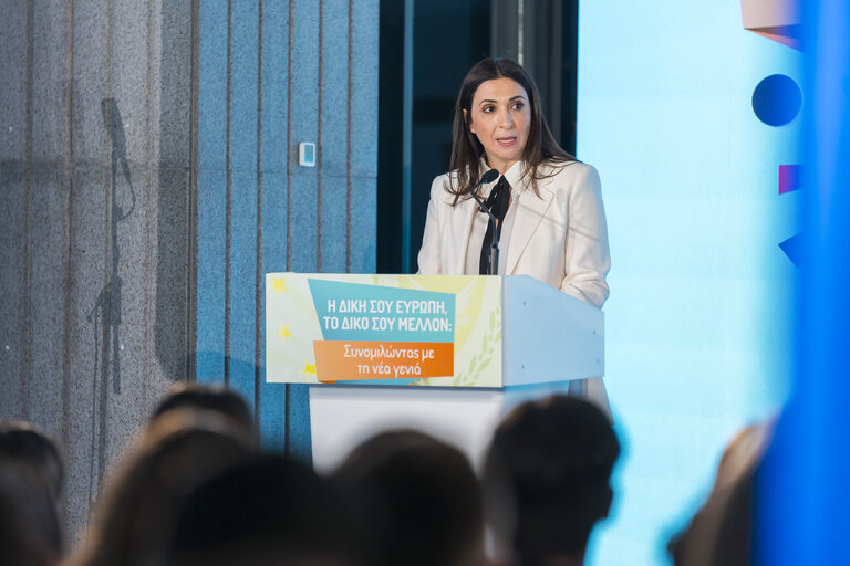 Official visit by Roberta METSOLA, EP President to Nicosia (Cyprus) - Participation in ‘Your Europe, Your Future: A dialogue with youth’ together with Nikos CHRISTODOULIDES, President of Cyprus