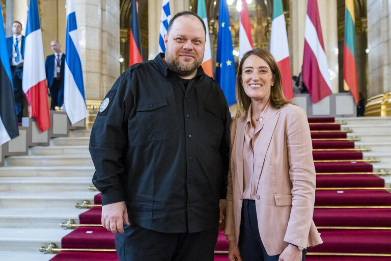 Photo 3 : European Speakers Conference in Budapest (Hungary) - Attendance of Roberta METSOLA, EP President at the Opening Session titled ‘Challenges Facing Europe’