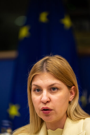 Photo 19: JURI - Exchange of views with the Deputy Prime Minister for European and Euro-Atlantic Integration of Ukraine, Minister of Justice of Ukraine, Olha Stefanishyna