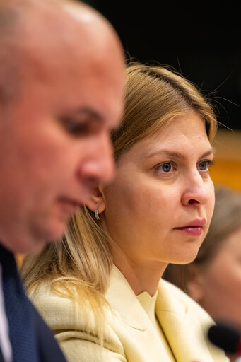 Photo 22: JURI - Exchange of views with the Deputy Prime Minister for European and Euro-Atlantic Integration of Ukraine, Minister of Justice of Ukraine, Olha Stefanishyna