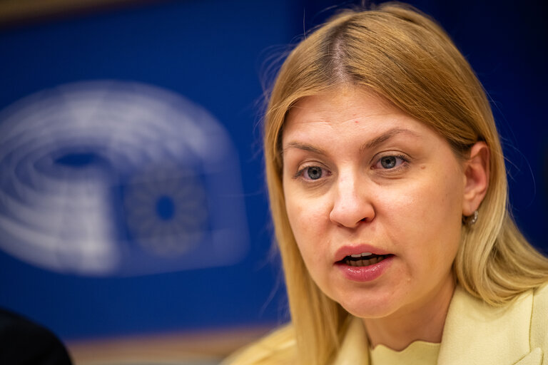 Photo 17: JURI - Exchange of views with the Deputy Prime Minister for European and Euro-Atlantic Integration of Ukraine, Minister of Justice of Ukraine, Olha Stefanishyna