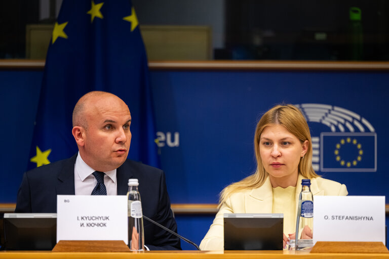 Photo 20: JURI - Exchange of views with the Deputy Prime Minister for European and Euro-Atlantic Integration of Ukraine, Minister of Justice of Ukraine, Olha Stefanishyna