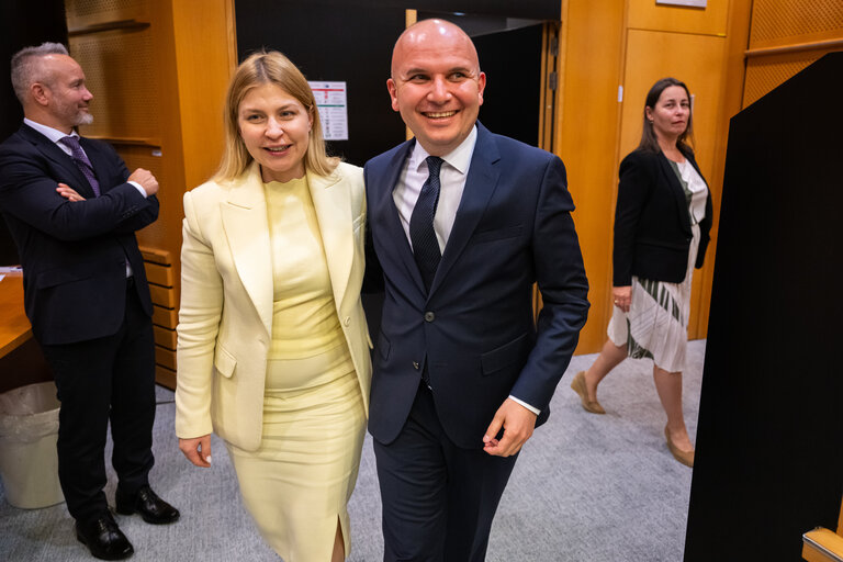 Photo 25: JURI - Exchange of views with the Deputy Prime Minister for European and Euro-Atlantic Integration of Ukraine, Minister of Justice of Ukraine, Olha Stefanishyna