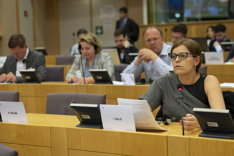 Fotografie 1: LIBE - Commission work programme for 2025 - exchange of views on the proposal to withdraw the Equal Treatment - Exchange of views with Hadja LAHBIB, Commissioner for Equality, Preparedness and Crisis Management