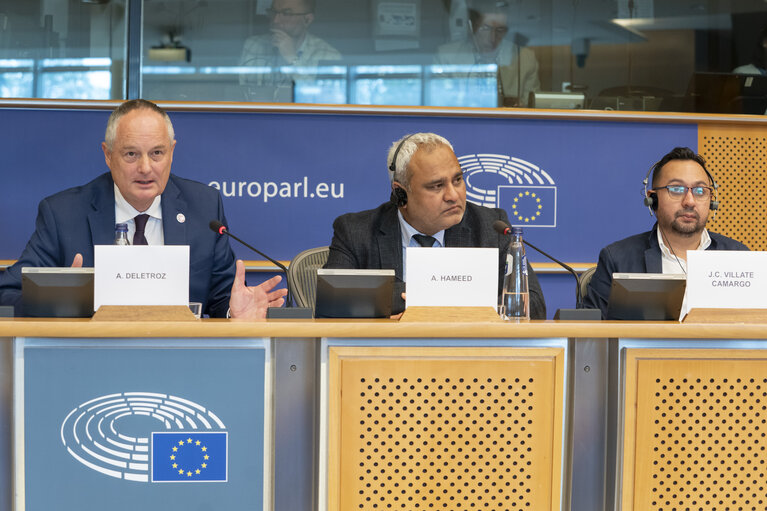 Foto 4: DROI DEVE public hearing on “advancing International, Humanitarian Law and International Human Rights Law in Conflict Zones and Fragile Contexts to Protect then Most Vulnerable”