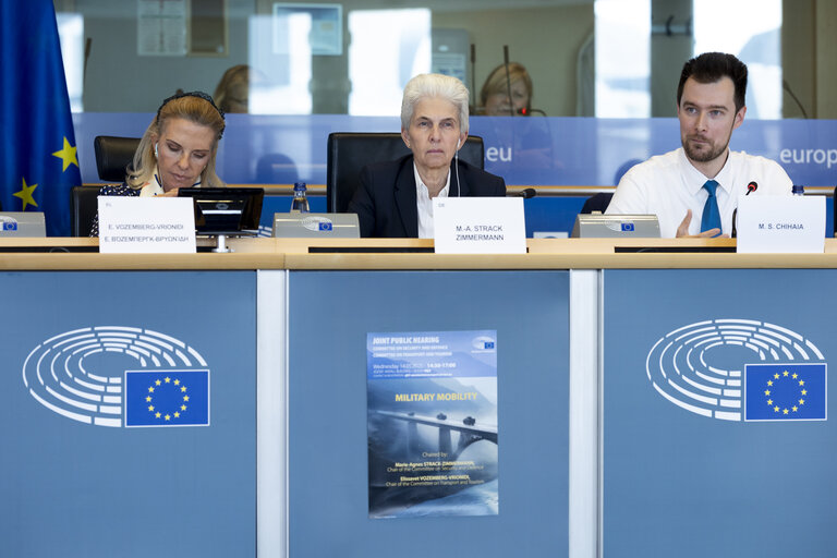 TRAN SEDE - Public Hearing on Military mobility
