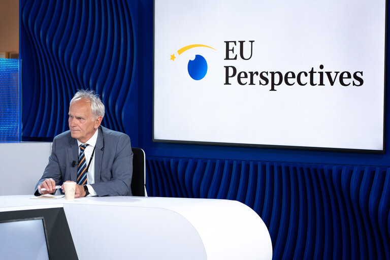 Foto 12: podcast recording with MEP Jan FARSKY