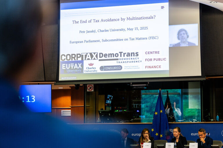 Fotografie 13: FISC - Public hearing on ' The implementation of the 2 Pillar framework in view of international developments and the EU-US relations '