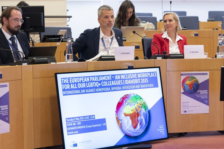 IDAHOBIT 2025 - The European Parliament: An inclusive workplace for.all our LGBTIQ+ colleagues