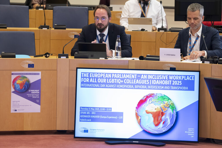 IDAHOBIT 2025 - The European Parliament: An inclusive workplace for.all our LGBTIQ+ colleagues