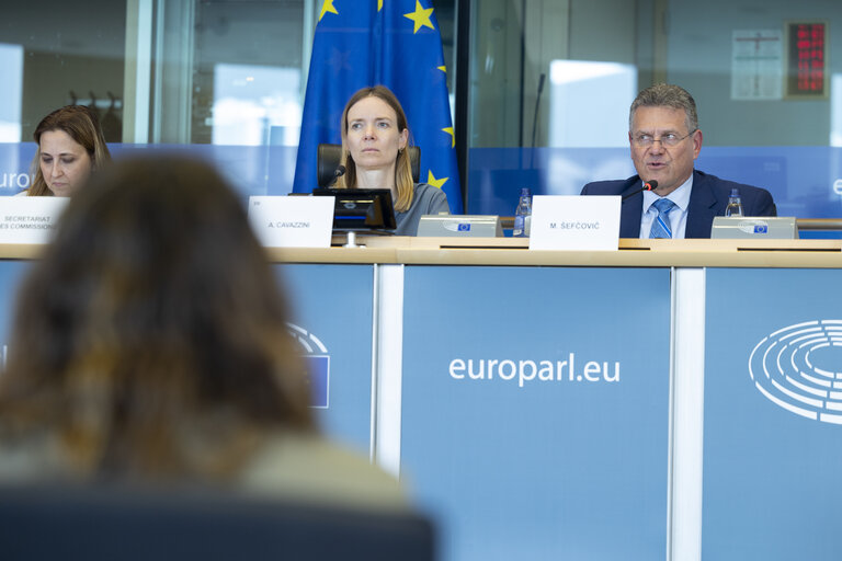 IMCO Committee meeting - Exchange of views with Maroš Šefčovič, Commissioner for Trade and Economic Security