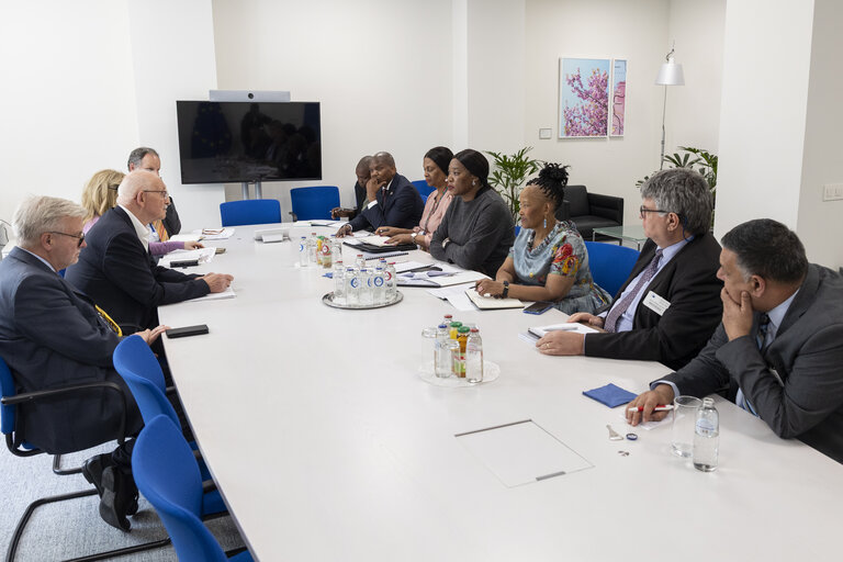 Foto 1: D-ZA Delegation meets with Anna Tandi Moraka, South African Deputy Minister for International Relations and Cooperation