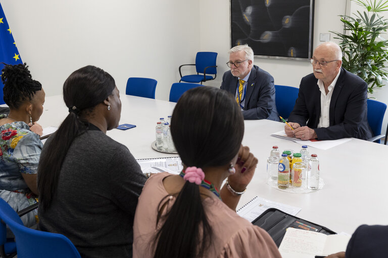 Foto 4: D-ZA Delegation meets with Anna Tandi Moraka, South African Deputy Minister for International Relations and Cooperation