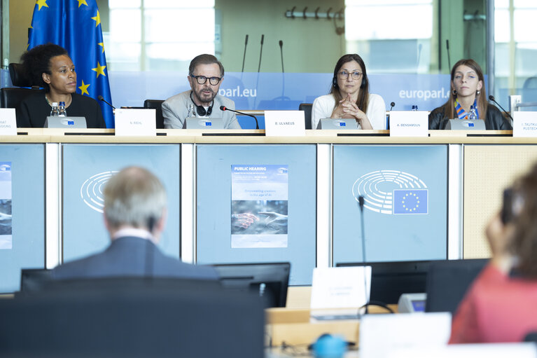Foto 5: CULT - Public hearing on ' Empowering creators in the age of AI '
