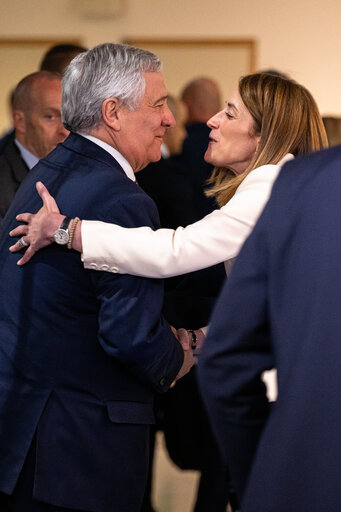 Roberta METSOLA, EP President meets with Sergio MATTARELLA, Italian President