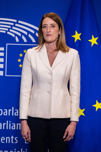 Roberta METSOLA, EP President meets with Sergio MATTARELLA, Italian President