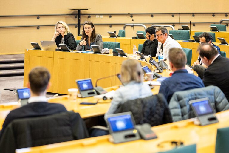 Sophie WILMES meets with journalists