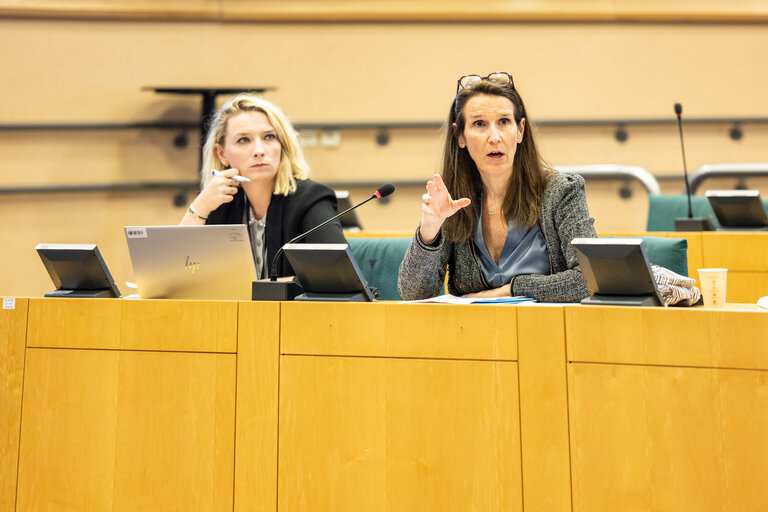 Sophie WILMES meets with journalists