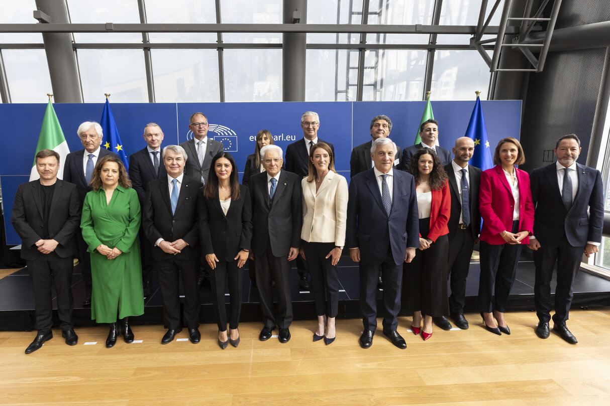 Sergio MATTARELLA, Italian President visit to the EP