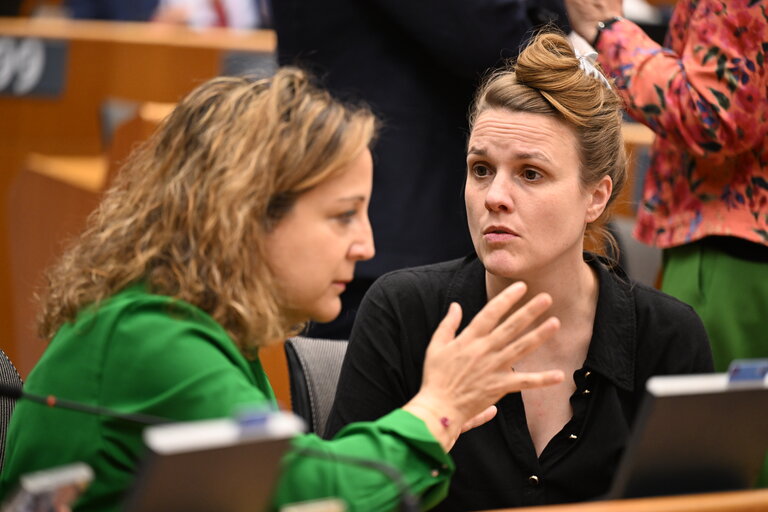 Billede 27: EP Mini-Plenary Session - Formal sitting - Address by Nataša PIRC MUSAR, President of the Republic of Slovenia