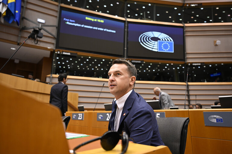 Billede 36: EP Mini-Plenary Session - Formal sitting - Address by Nataša PIRC MUSAR, President of the Republic of Slovenia