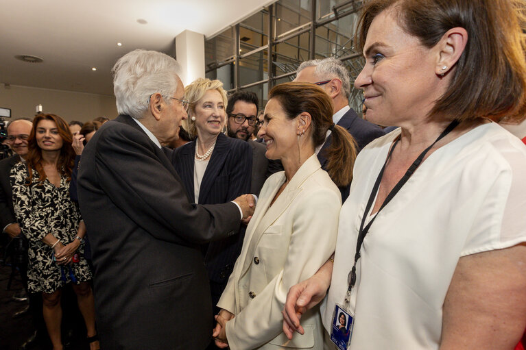 Suriet 30: Sergio MATTARELLA, Italian President visit to the EP