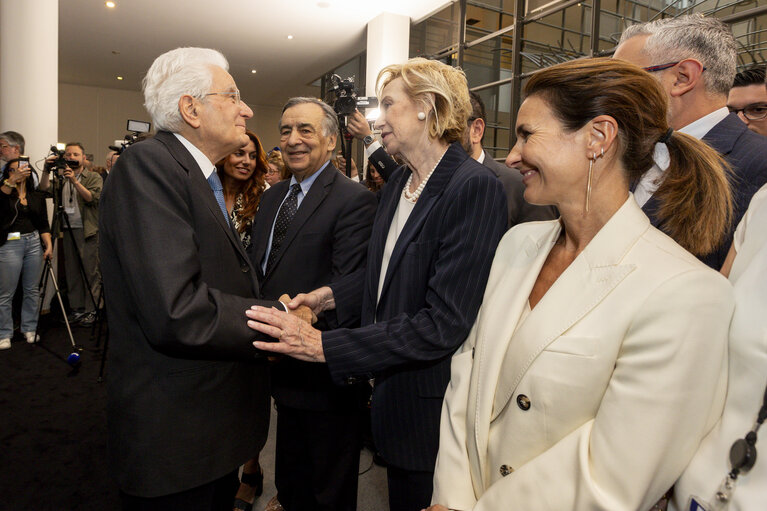 Suriet 49: Sergio MATTARELLA, Italian President visit to the EP
