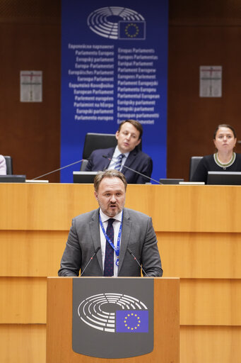 Foto 47: EP Mini-Plenary Session - Russian energy phase out, Nord Stream and the EU's energy-sovereignty