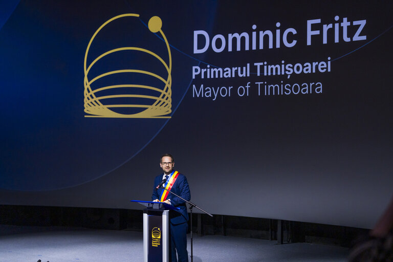 Roberta METSOLA, EP President Official visit to Timisoara (Romania) - Timișoara Award for European Values ceremony