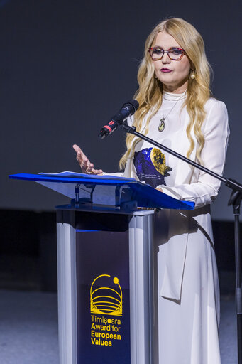 Roberta METSOLA, EP President Official visit to Timisoara (Romania) - Timișoara Award for European Values ceremony