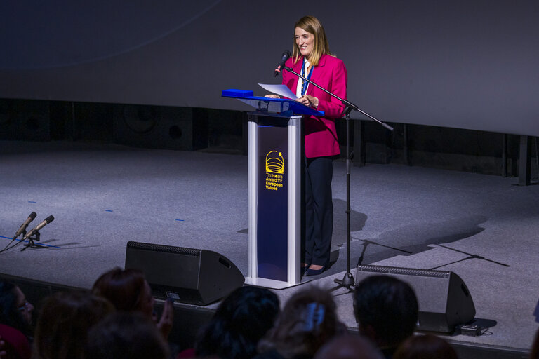 Roberta METSOLA, EP President Official visit to Timisoara (Romania) - Timișoara Award for European Values ceremony