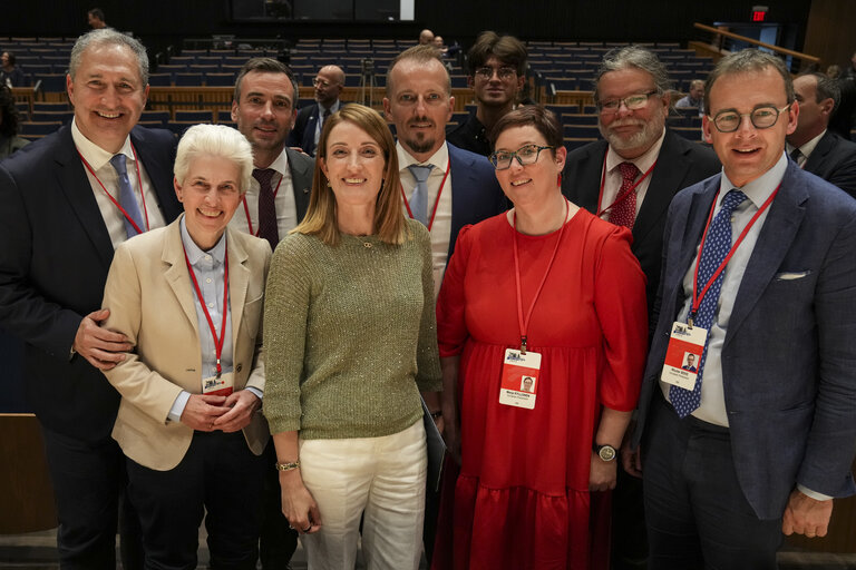 Roberta METSOLA, EP President participates at the Dayton Dialogue