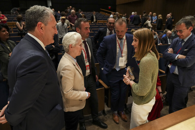 Roberta METSOLA, EP President participates at the Dayton Dialogue