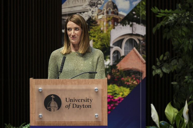 Roberta METSOLA, EP President participates at the Dayton Dialogue