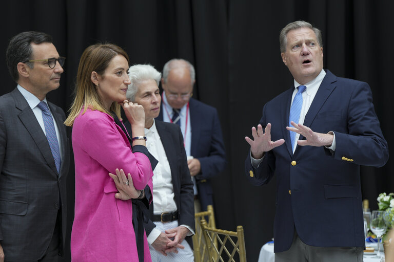 Fotografie 8: Roberta METSOLA, EP President adresses at the Spring 2025 NATO Parliamentary Assembly