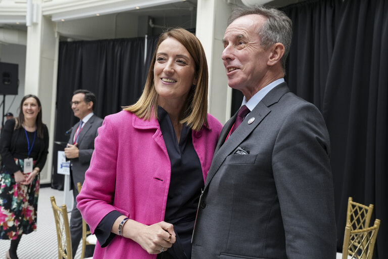 Fotografie 10: Roberta METSOLA, EP President adresses at the Spring 2025 NATO Parliamentary Assembly