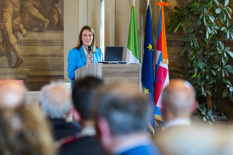 Official visit by Roberta METSOLA, EP President to Italy - Participation in the event Piemonte and Europe: Innovation and Higher Education for Sport at Polytechnic University of Turin
