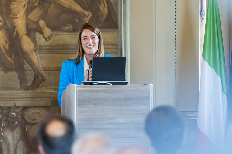 Official visit by Roberta METSOLA, EP President to Italy - Participation in the event Piemonte and Europe: Innovation and Higher Education for Sport at Polytechnic University of Turin