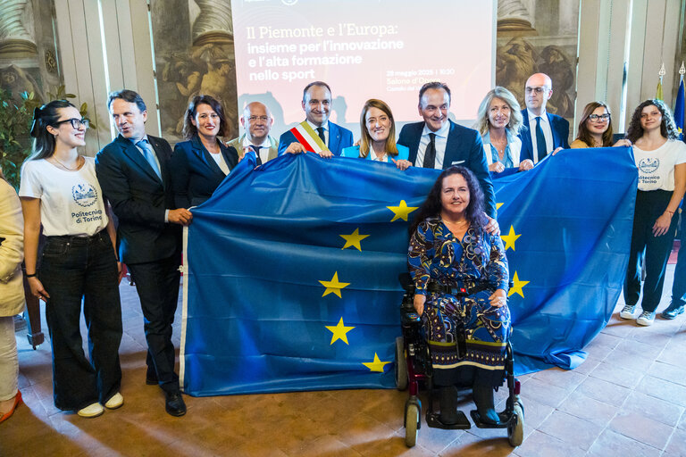 Official visit by Roberta METSOLA, EP President to Italy - Participation in the event Piemonte and Europe: Innovation and Higher Education for Sport at Polytechnic University of Turin