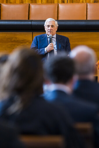 Foto 7: Official visit by Roberta METSOLA, EP President to Italy - Q&A Session with Students Europe: Open questions for a Common future, at the Università Cattolica of Milan