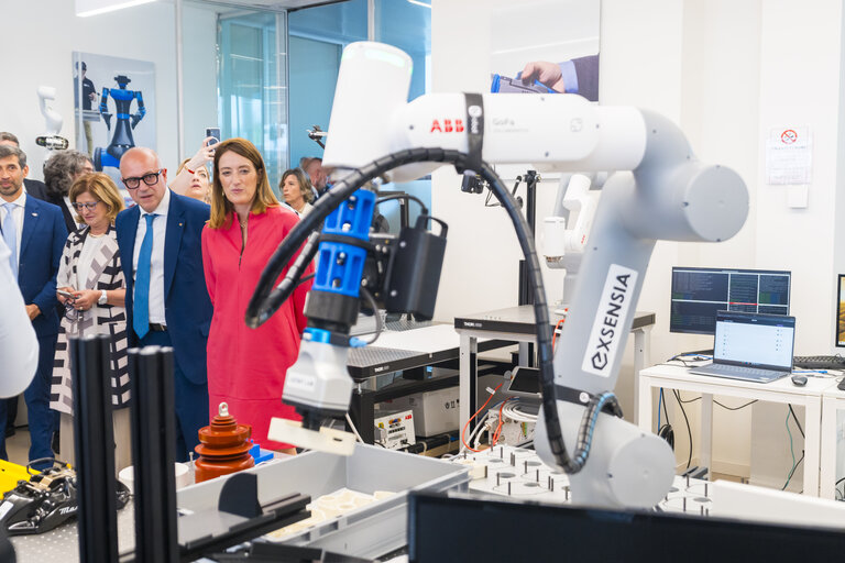 Official visit by Roberta METSOLA, EP President to Italy - Visit to Kilometro Rosso innovation district in Bergamo