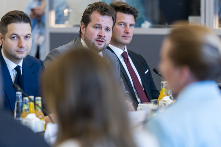 Photo 13: EP Conference of Presidents meets with the incoming Danish Presidency of the Council - Meeting with Meeting with Mette FREDERIKSEN, Danish Prime Minister and Danish Government