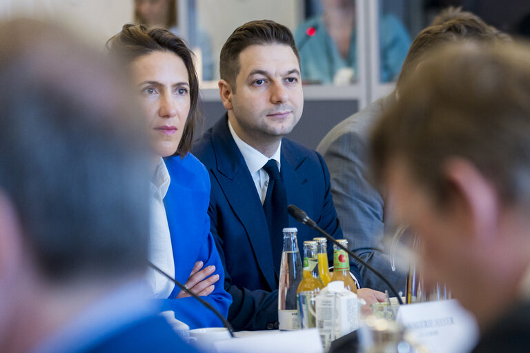 Photo 18: EP Conference of Presidents meets with the incoming Danish Presidency of the Council - Meeting with Meeting with Mette FREDERIKSEN, Danish Prime Minister and Danish Government
