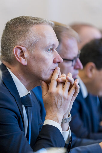 Photo 8: EP Conference of Presidents meets with the incoming Danish Presidency of the Council - Meeting with Meeting with Mette FREDERIKSEN, Danish Prime Minister and Danish Government