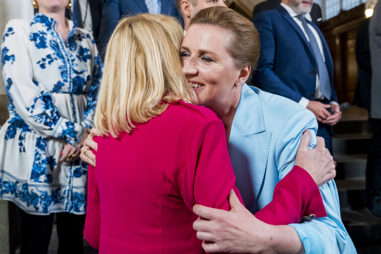 Photo 2: EP Conference of Presidents meets with the incoming Danish Presidency of the Council - Meeting with Meeting with Mette FREDERIKSEN, Danish Prime Minister and Danish Government