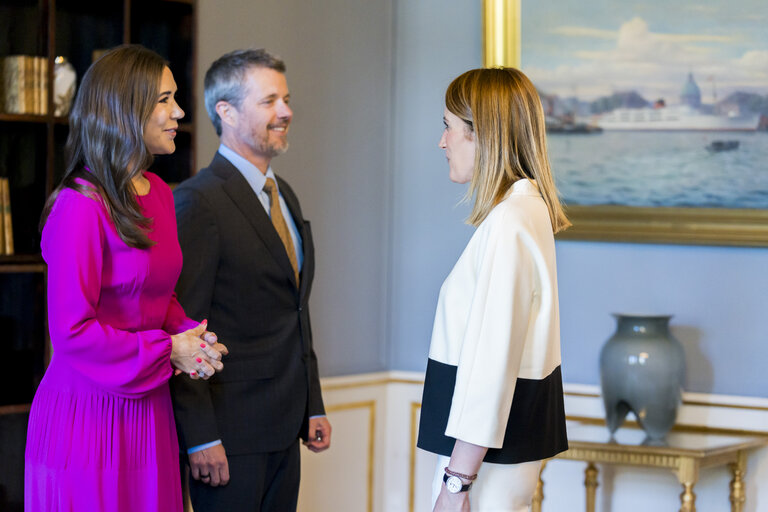 EP Conference of Presidents meets with the incoming Danish Presidency of the Council - Audience with His Majesty King Frederik X of Denmark and Her Majesty Queen Mary Elizabeth of Denmark