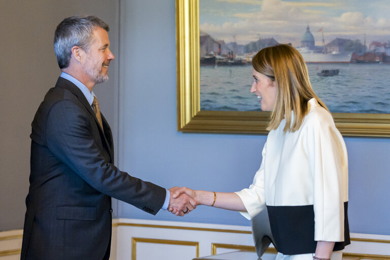EP Conference of Presidents meets with the incoming Danish Presidency of the Council - Audience with His Majesty King Frederik X of Denmark and Her Majesty Queen Mary Elizabeth of Denmark