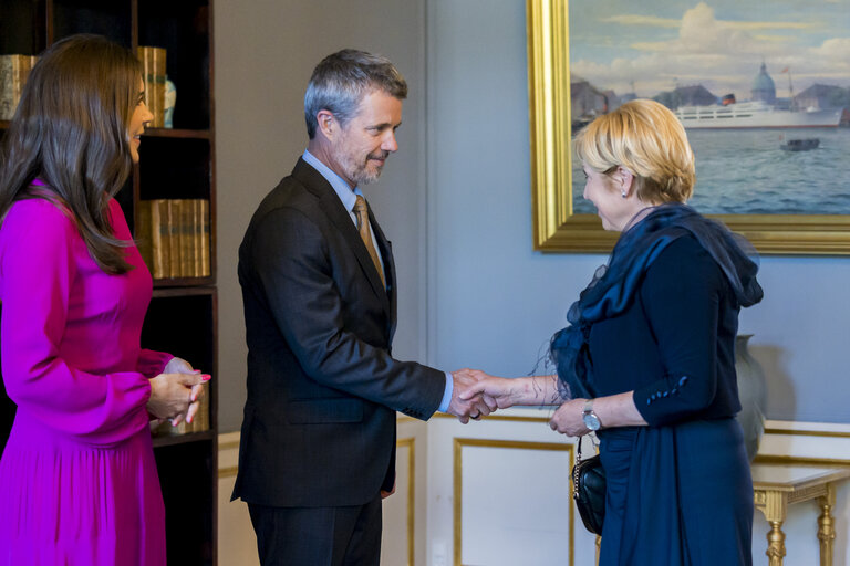 EP Conference of Presidents meets with the incoming Danish Presidency of the Council - Audience with His Majesty King Frederik X of Denmark and Her Majesty Queen Mary Elizabeth of Denmark
