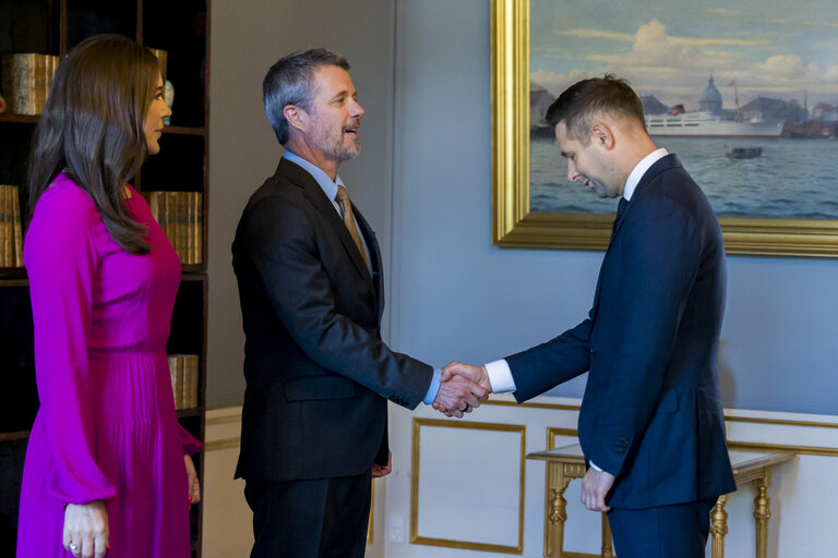 EP Conference of Presidents meets with the incoming Danish Presidency of the Council - Audience with His Majesty King Frederik X of Denmark and Her Majesty Queen Mary Elizabeth of Denmark